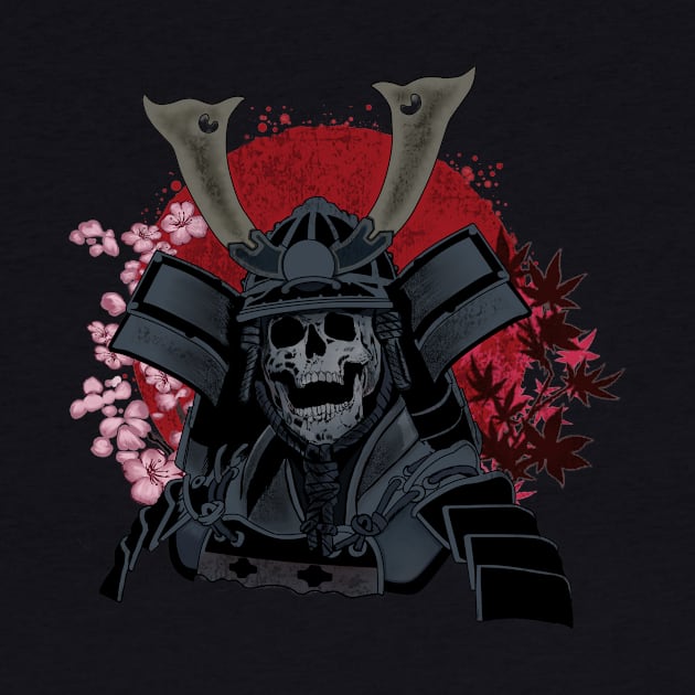 skull samurai by pilipsjanuariusDesign